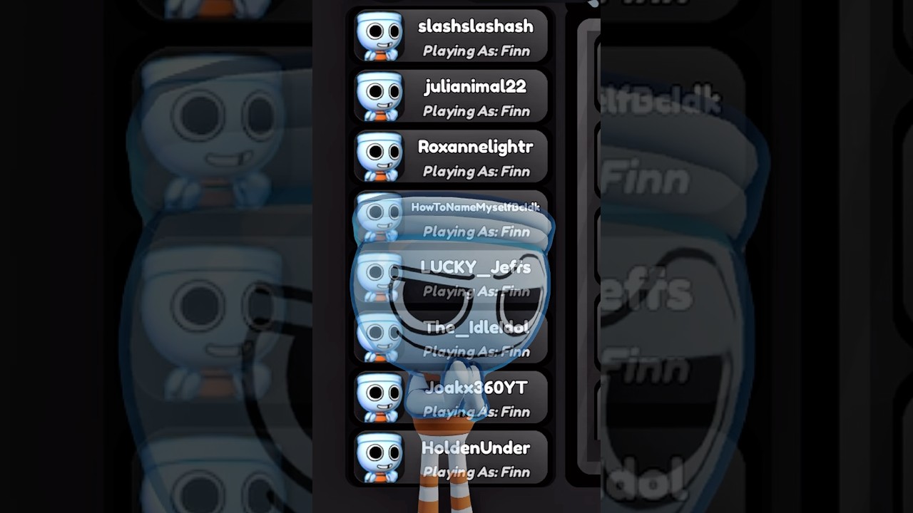 Finn only run #dandysworld #roblox #shots