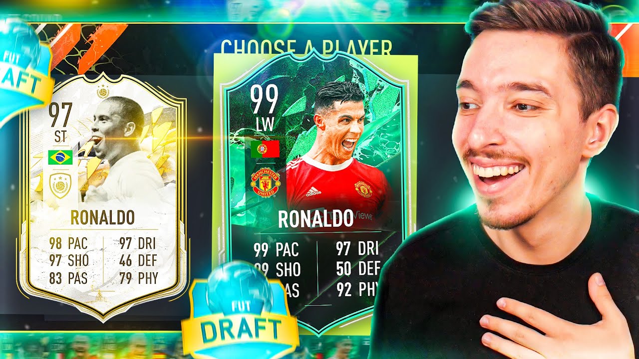 FOTBAL SAMPANIE LA DRAFT CU CELE MAI BUNE CARDURI ALE CELOR DOI RONALDO !!! FIFA 22 ROMANIA !!!