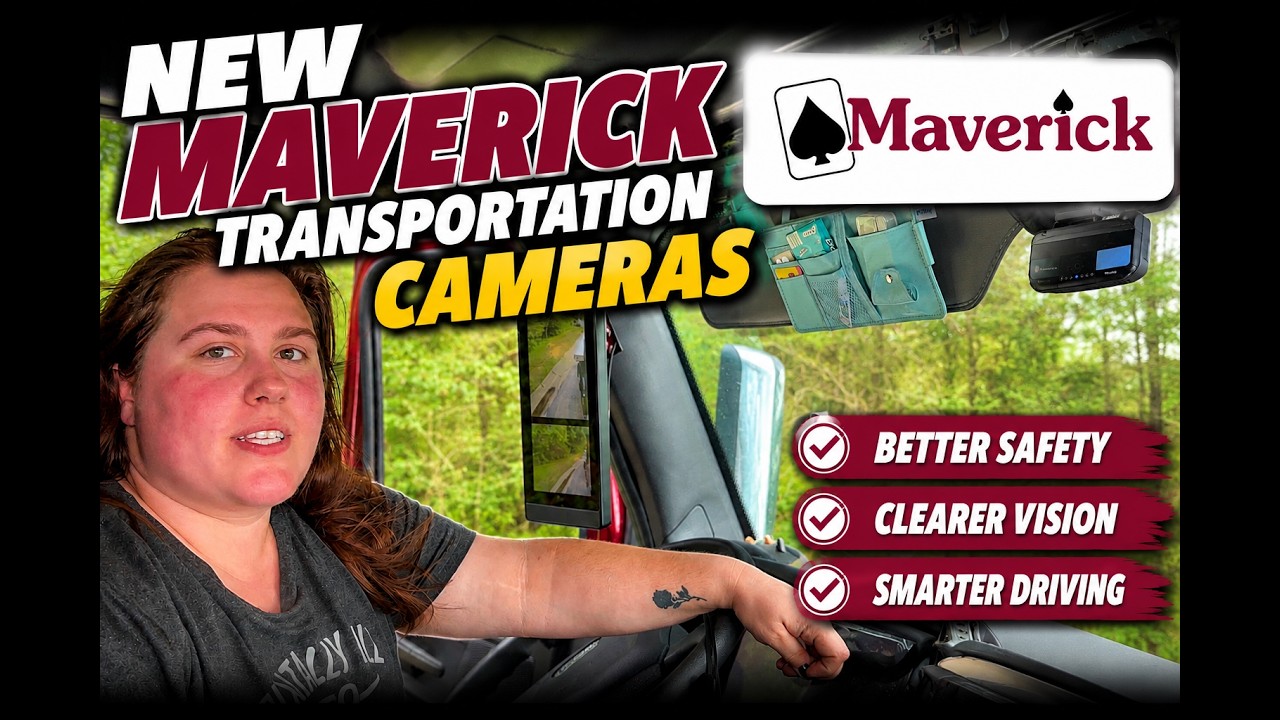 КАМЕРЫ НА FREIGHTLINER CASCADIA 2026 ОТ MAVERICK TRANSPORTATION: ОЦЕНИТЕ САМИ