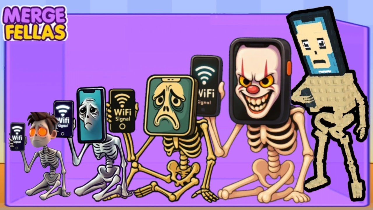 Merge Anomaly Merge Fellas Boss + Boss⁉️ POT HOTSPOT, Brainrot 5, SAHUR, HYBIRD, Robot,Zombie UPDATE
