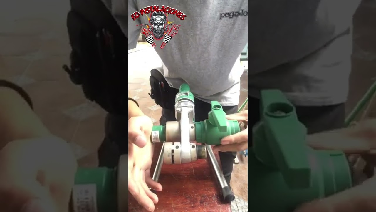 ✅Aprende a TERMOFUSIONAR #tuboplus #rotoplas