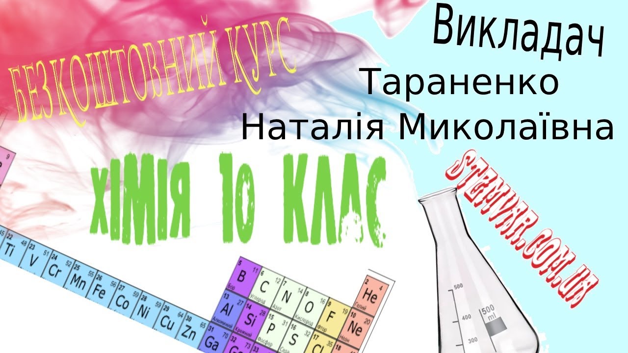 Хімія 10 клас (Урок 1)
