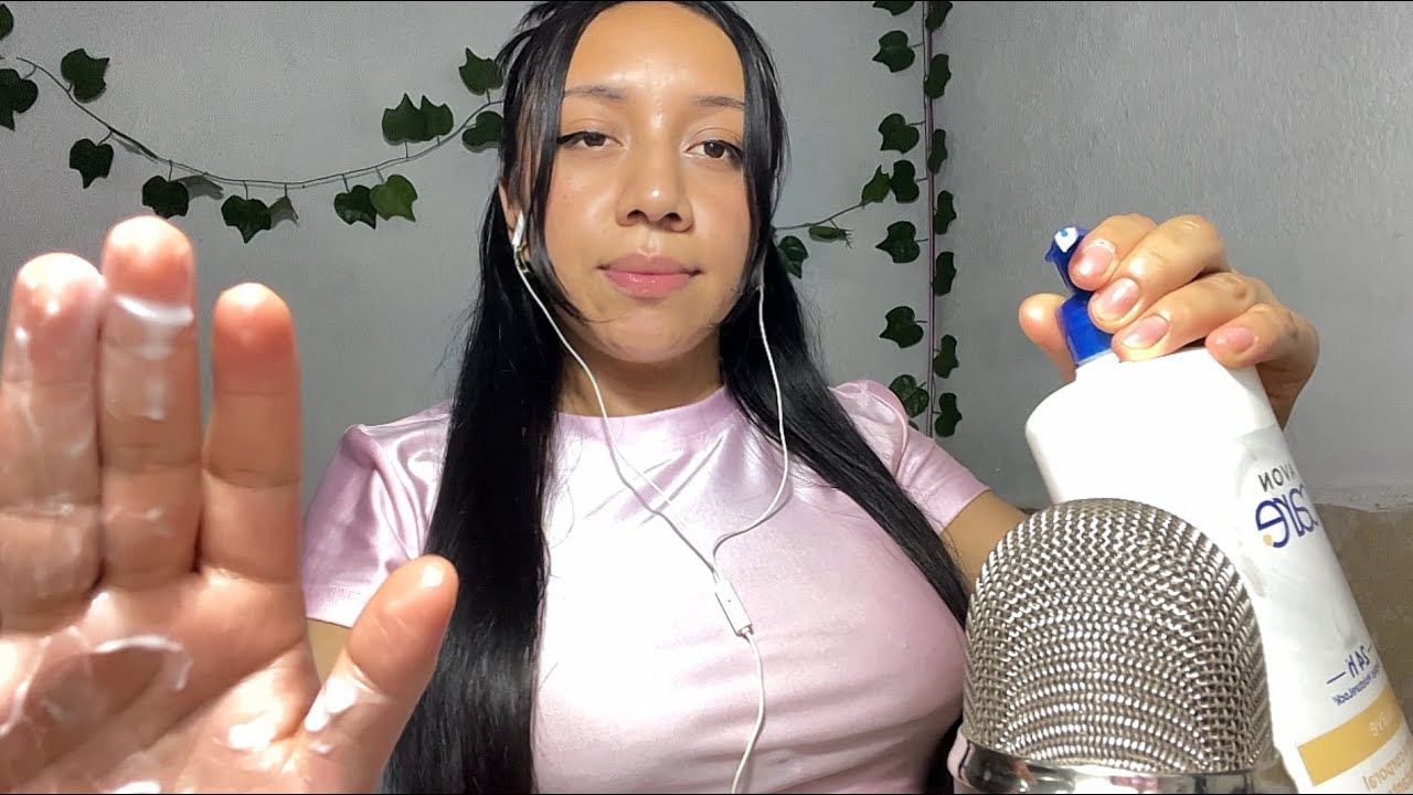 ASMR)💦CREMAS EN EL CUERPO💆‍♂️🧴liz asmr