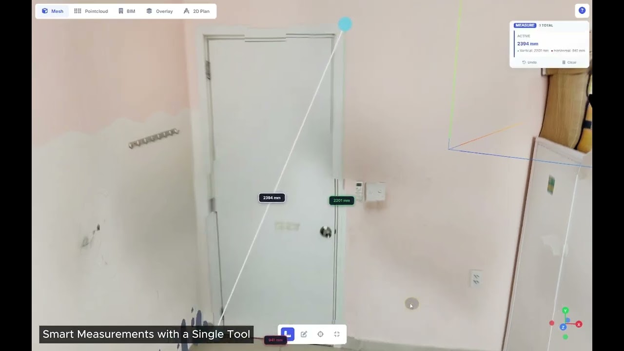insightscanX解説動画「1回の3DスキャンでBIM・点群・平面図を自動生成ミリ単位計測×WebCAD連携」