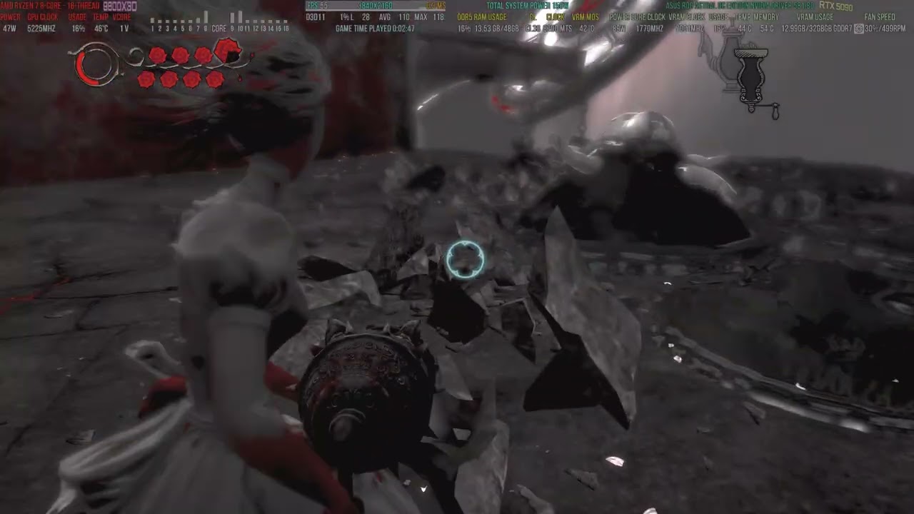Rtx 5090 Unplayable In Alice  Madness Returns With  Physx On 32 Bit Cuda need another GPU for Physx