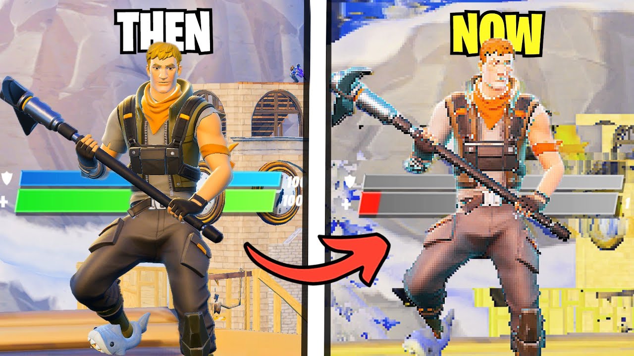 Каждый раз, когда я получаю урон, графика в Fortnite ухудшается…