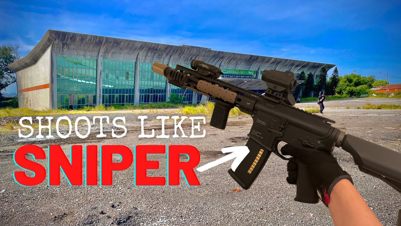 KWA Ronin T10[Shoots like Sniper]Airsoft in Taiwan*New Gamesite*Dayuan
