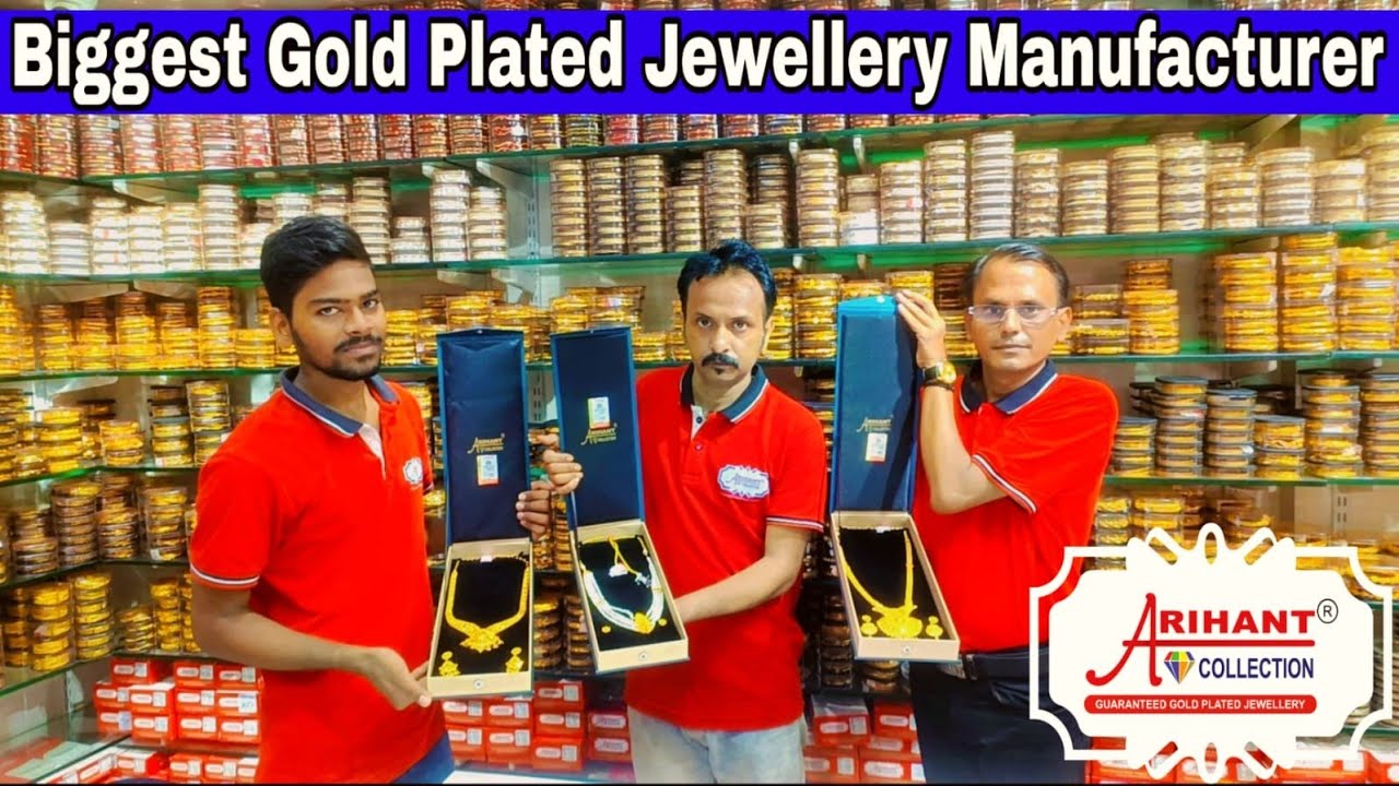 Micro Gold Jewellery Wholesale Market In Kolkata || Biggest Gold Plated Jewellery Wholesaler ||