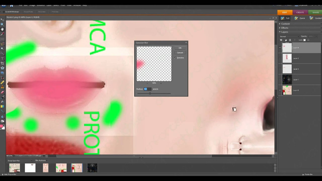 IMVU Skin Tutorial: Natural Lips  ♥ (Developing)