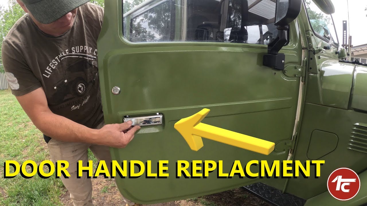 DOOR HANDLE REPLACMENT ON A FJ40 / FJ45