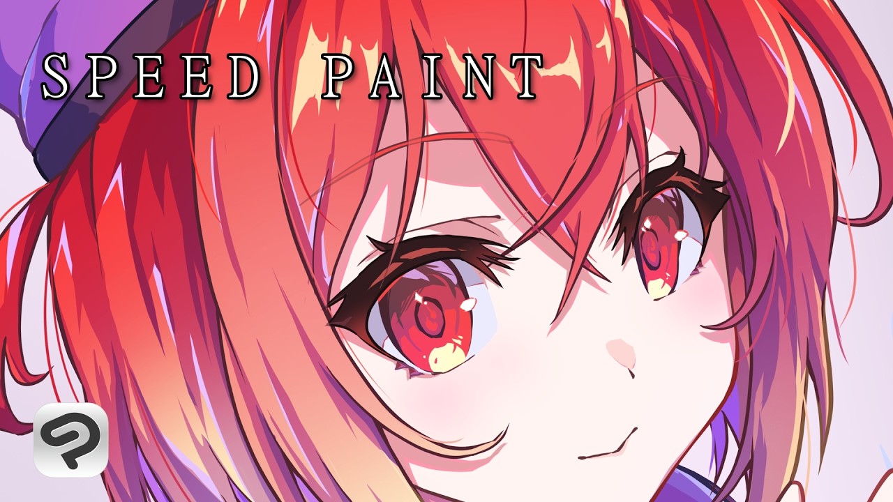 【イラストメイキング】  |  CLIP STUDIO PAINT SpeedPaint アニメ塗り