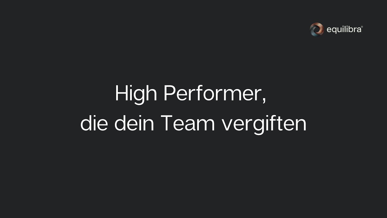 High Performer, die dein Team vergiften