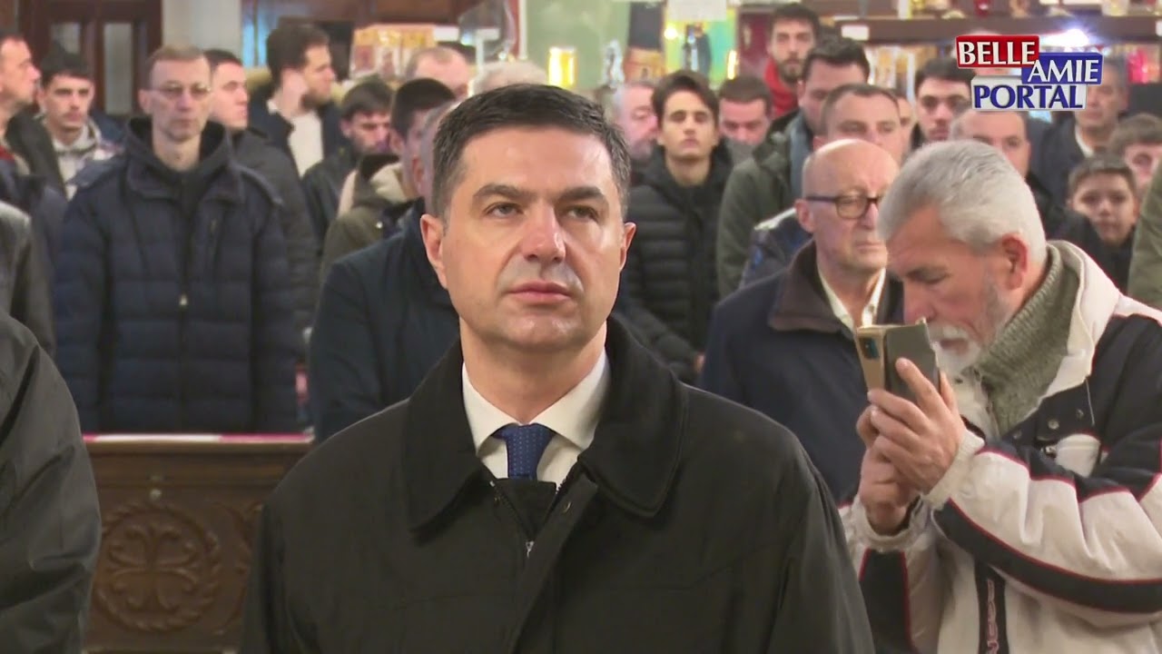 U Sabornom hramu, božićnu liturgiju služio niški gospodin Arsenije