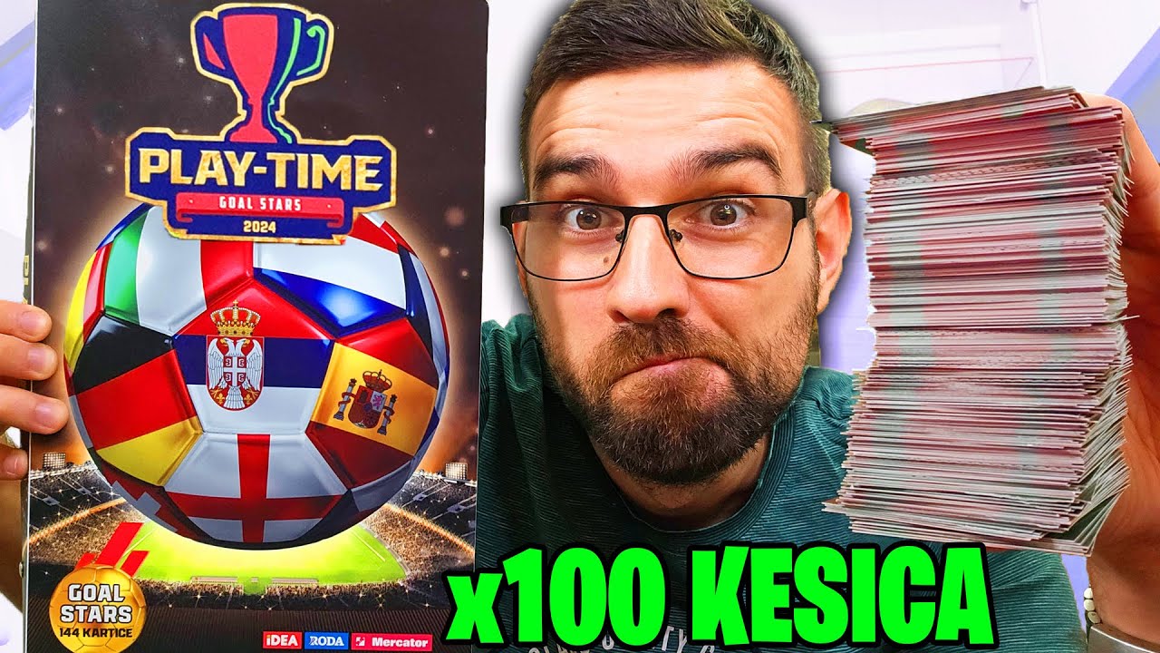 OTVARAM 100 KESICA PLAY TIME KARTICA