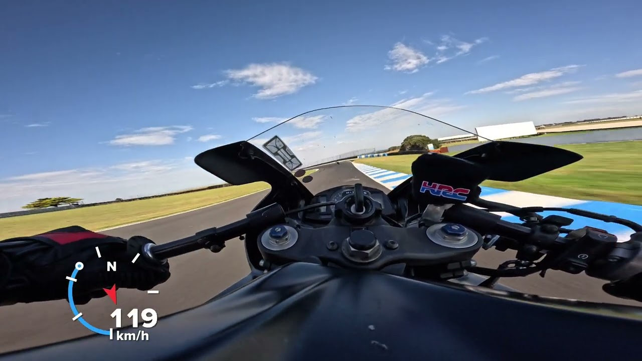 Phillip Island Track Day Full Session | Drew's First Time | Honda CBR600RR | White Group |