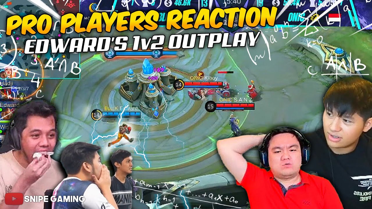 PRO PLAYERS & CASTERS REACTION ON EDWARD'S 1v2 DEFENSIVE PLAY