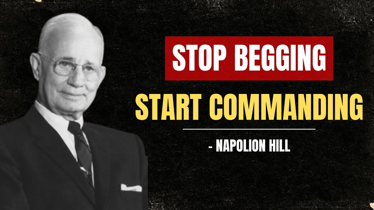 STOP BEGGING, START COMMANDING - Napoleon Hill || Passive English Learning