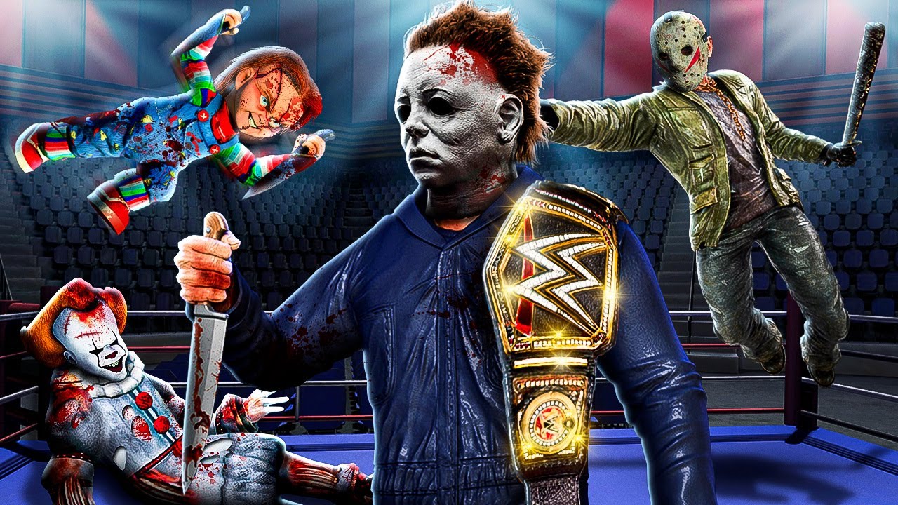 ЗНАМЕНИТЫЕ УБИЙЦЫ становятся бойцами WWE (модификации GTA 5)