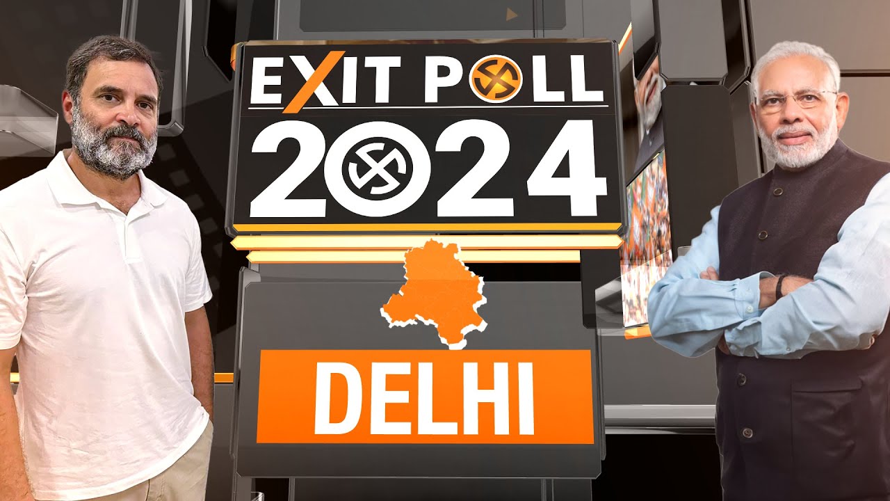 Exit Poll 2024 | Delhi | Third Straight Sweep By BJP in Delhi | #exitpolls2024