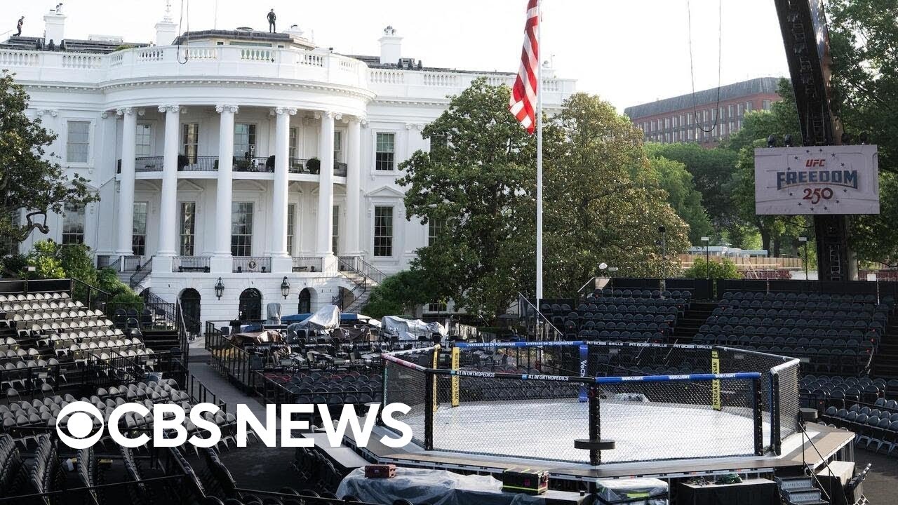 What it takes to host a UFC event on the White House lawn