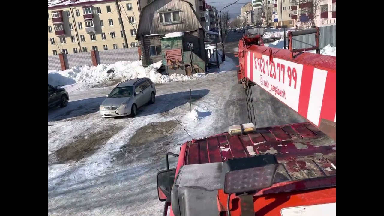 Сложная бытовка. Манипулятор 7т. Kanglim 2056