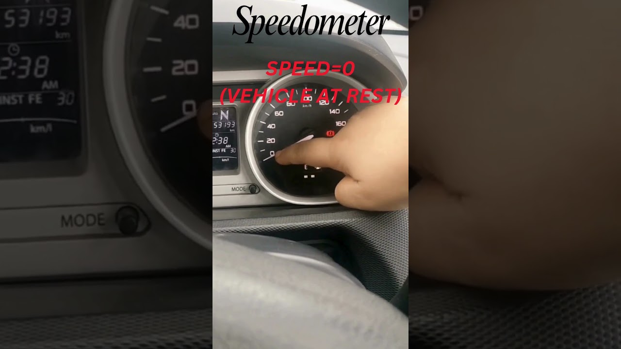 Speedometer, Odometer and Tachometer difference