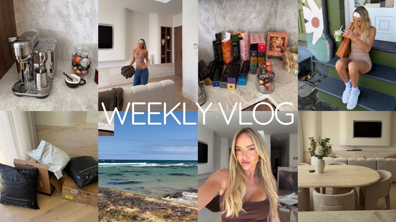 SPEND 24 HOURS WITH ME AT LUCA | first vlog of 2026, new coffee machine, house updates, beach day