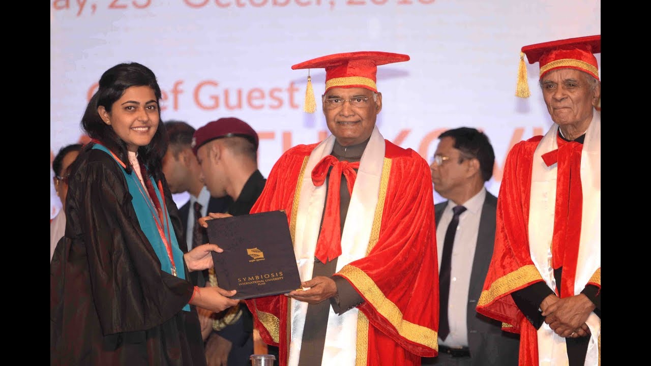 President Kovind attends the convocation ceremony of the Symbiosis International University in Pune