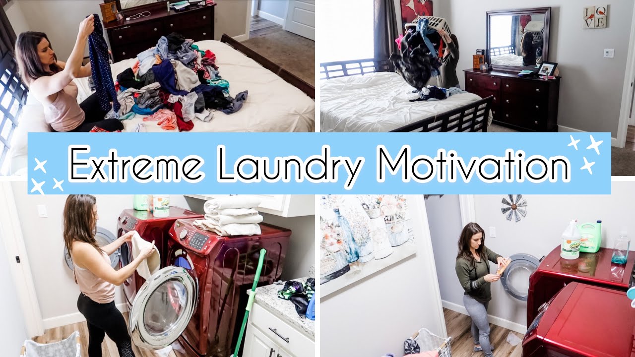 *NEW* EXTREME LAUNDRY DAY | LAUNDRY ROUTINE FOR MOM OF 4 | All Day Laundry | LAUNDRY 🧺 MOTIVATION