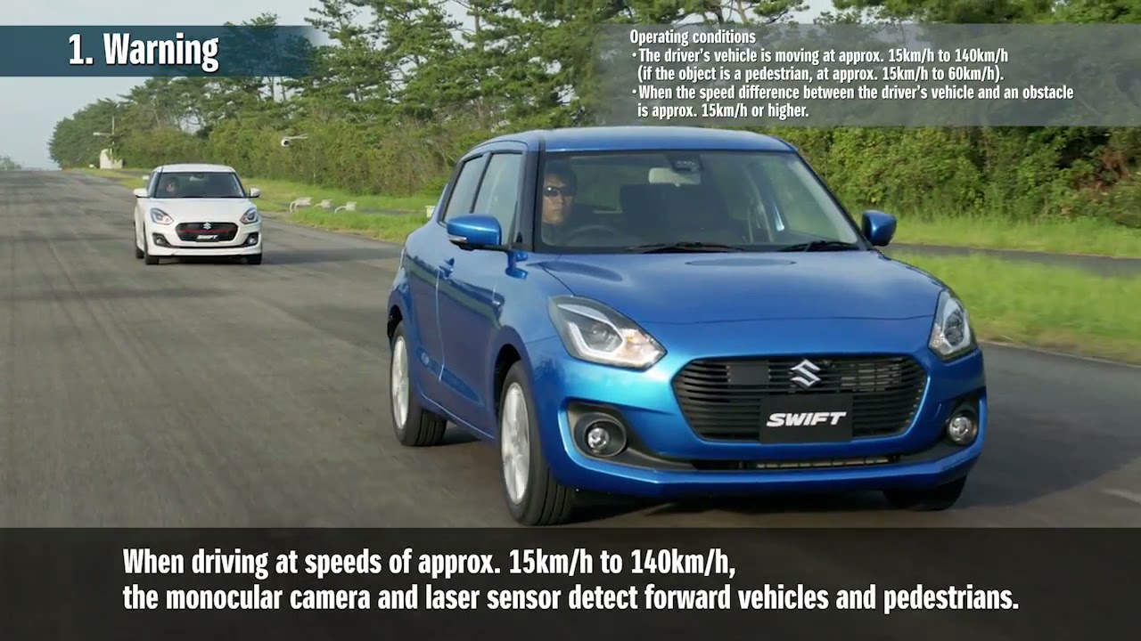 Dual Sensor Brake Support (DSBS) | Tracks Suzuki