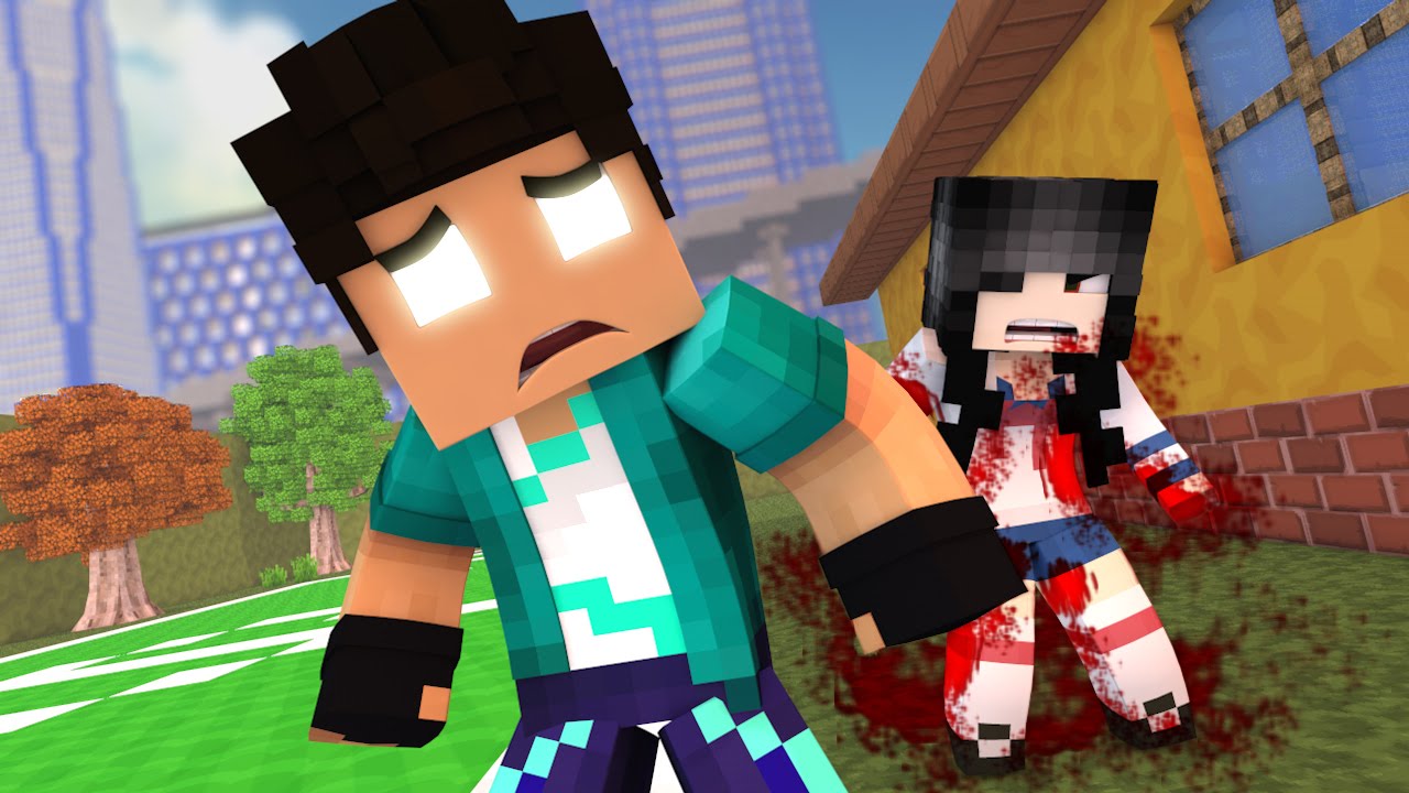 Minecraft: CUBÃO DO YANDERE SIMULATOR!! - Lucky Block PVP
