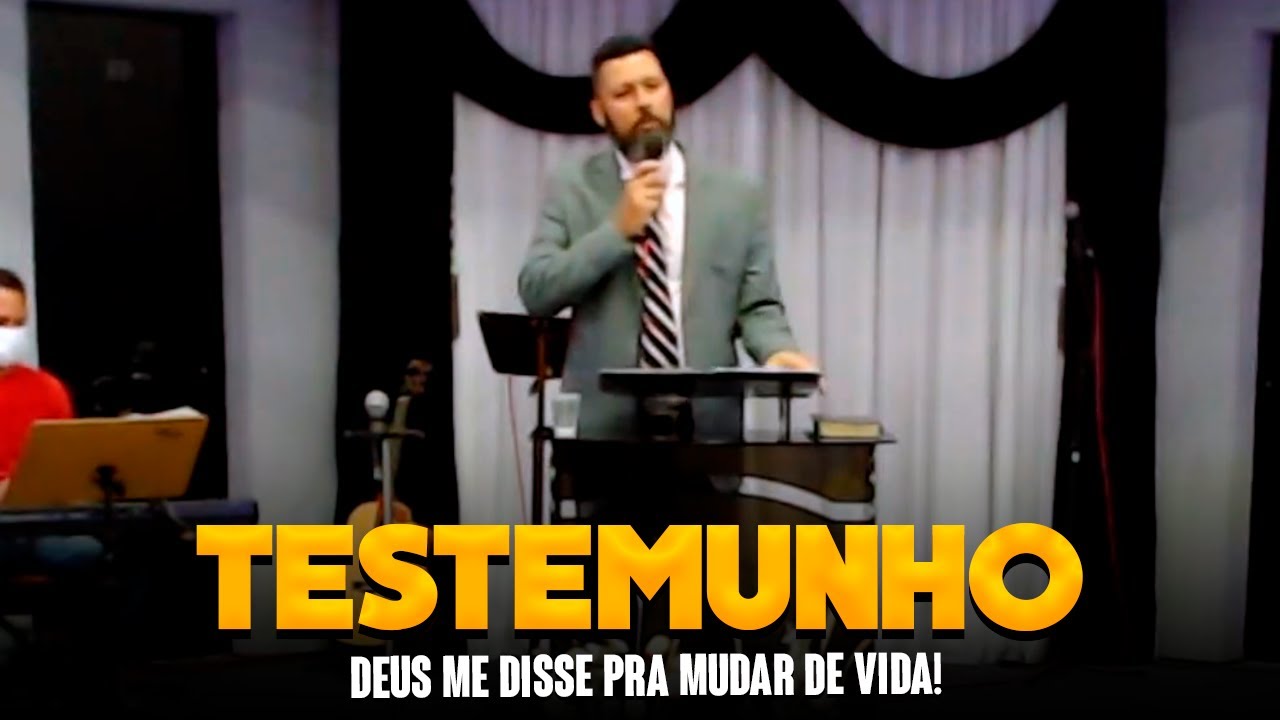 &Eacute; DE ARREPIAR O TESTEMUNHO DESSE PASTOR! DEUS ME DISSE PRA MUDAR DE VIDA!