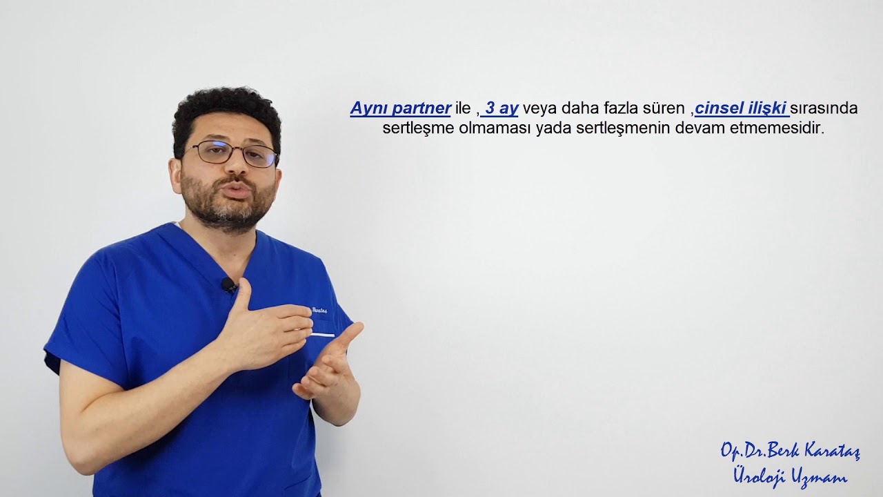 Sertleşme Bozukluğu-1  Tanımı?  Bende Sertleşme Bozukluğu Var mı?