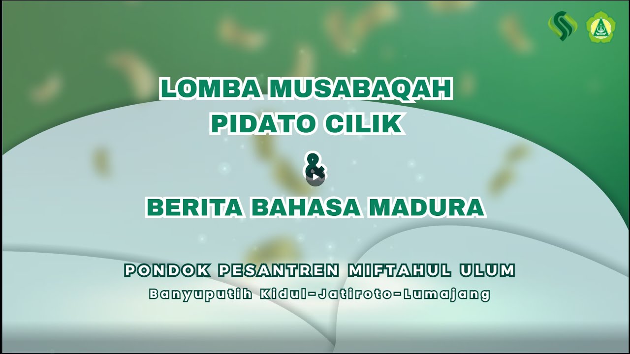 🔴 (LIVE) LOMBA PILDACIL & BERITA BAHASA MADURA | PPMU BAKID