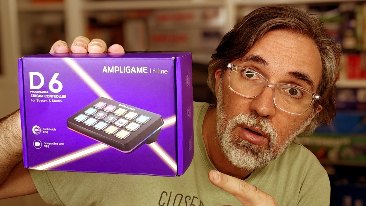 ASMR Spanish 🎧 | Unboxing and review of the FIFINE AmpliGame D6 (cheap stream controller)