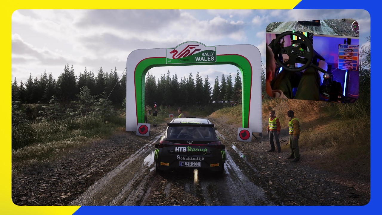 Assetto Corsa Rally – Fedw Fain - Cwmbiga (Rally Wales) with the Hyundai i20 Rally2 | Fanatec CSL DD