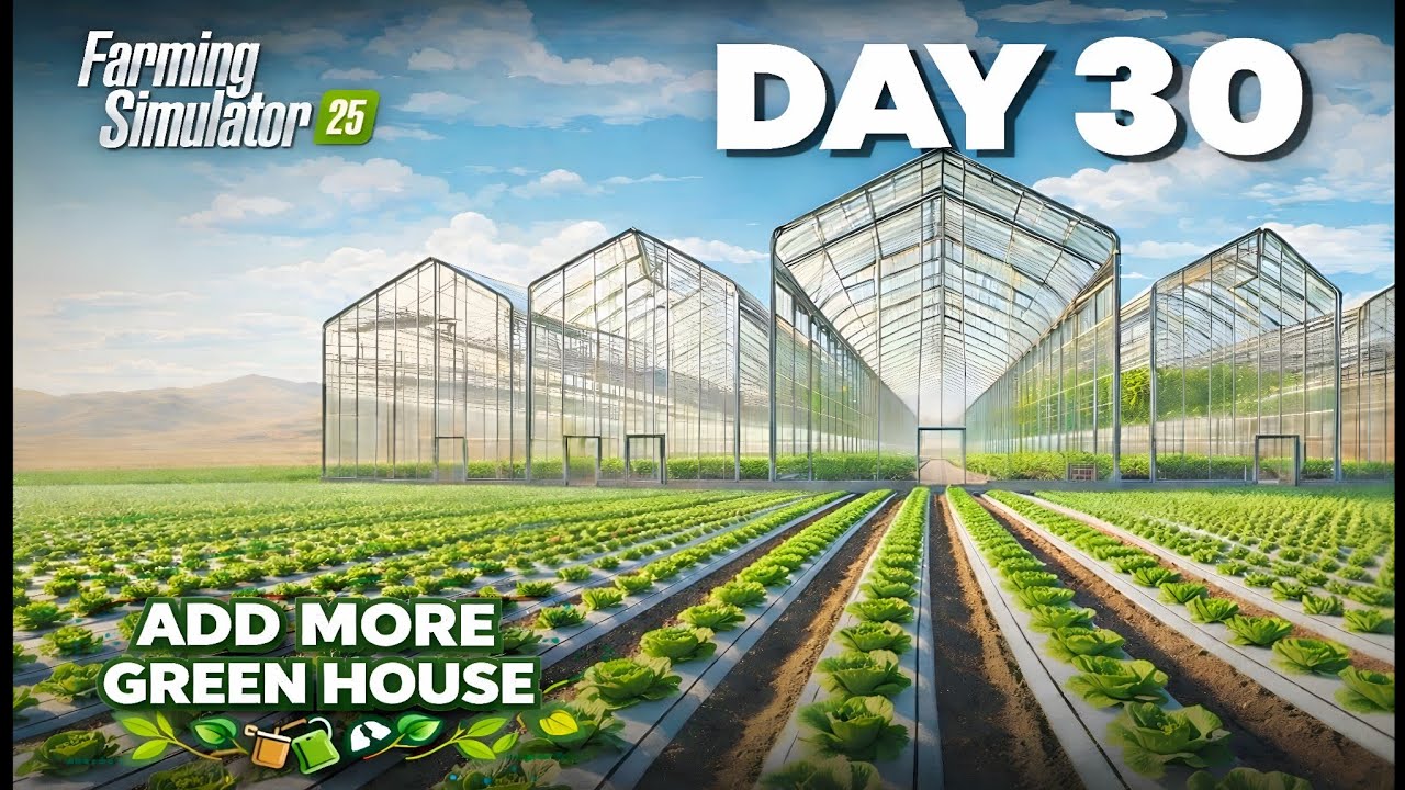 BIGGEST GREENHOUSES FARM FOR SELL LETTUCE | DAY30 | FARMING SIMULATOR 25 | HINDI | #30 