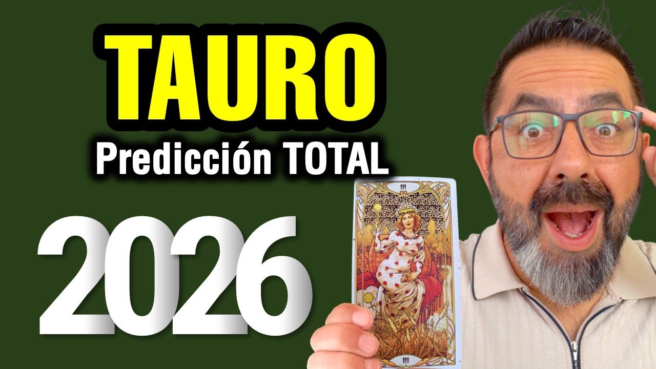 Tauro ♉️ ORO y MIEL 2026. A&ntilde;o de GENERAR BENDICIONES 🔮 TAROT anual dinero, familia y salud