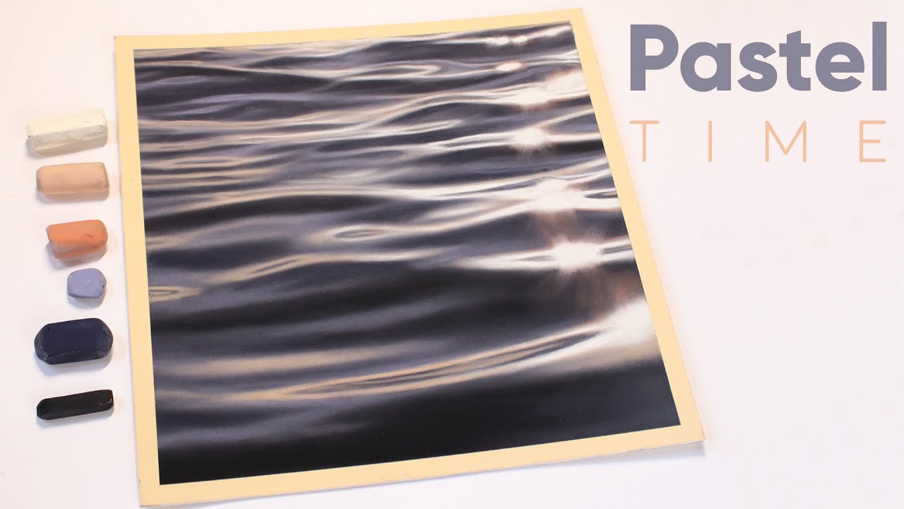 Water Ripples in Soft Pastel - Timelapse