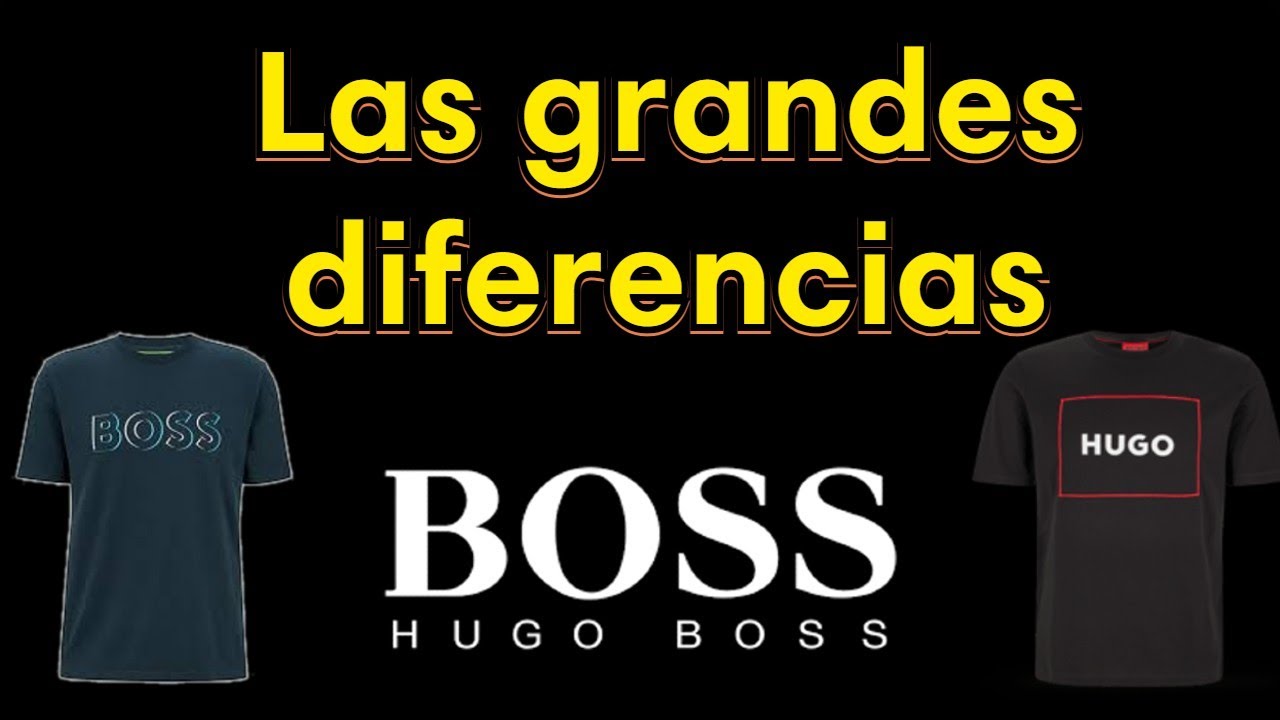 ¿Cuál es la diferencia entre HUGO y BOSS?
