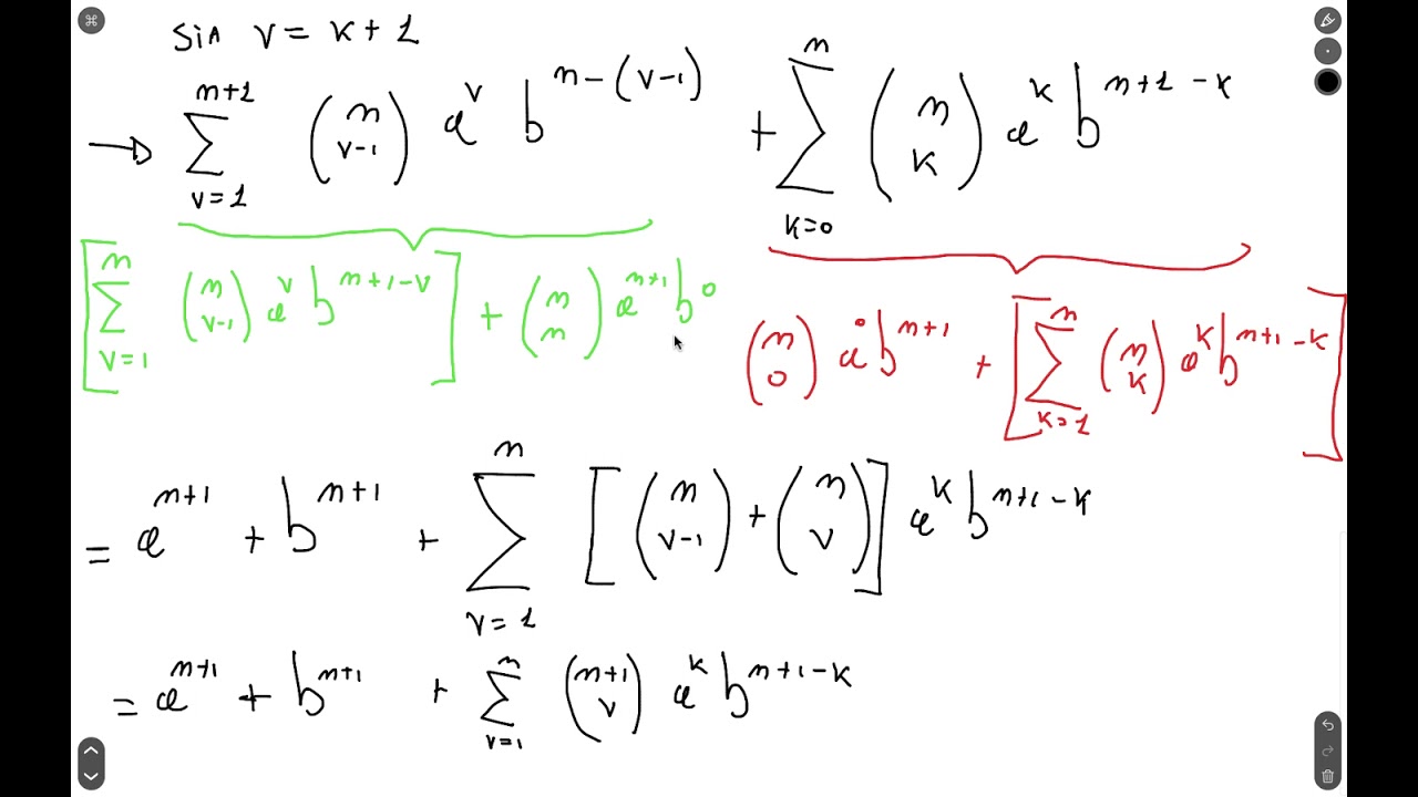 Analisi 1: Dimostrazione Binomio di Newton