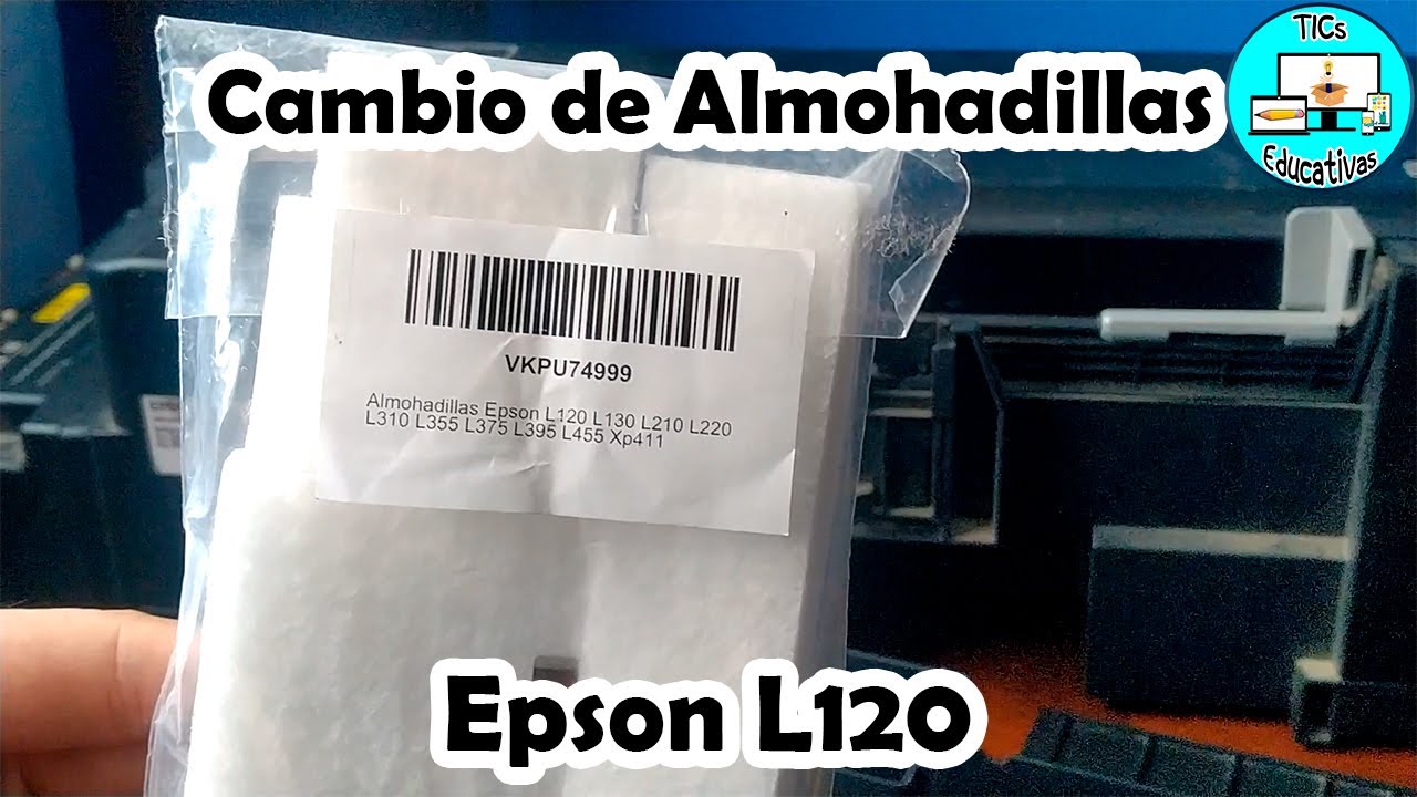 Reemplazo de almohadillas EPSON L120 🖨️