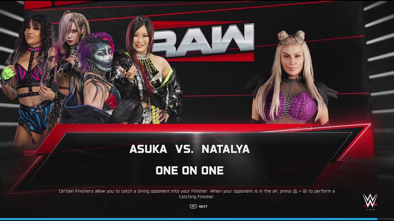 WWE 2K25 | RAW | NATALYA VS ASUKA 