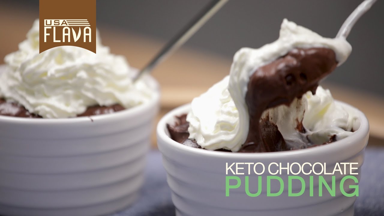 Xanthan Gum | USA Flava | How to make Keto Chocolate Pudding