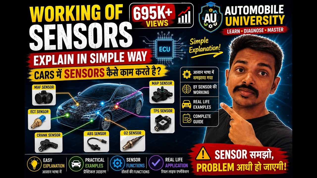Working of Sensors Explain in Simple way | Cars में Sensors कैसे काम करते है?