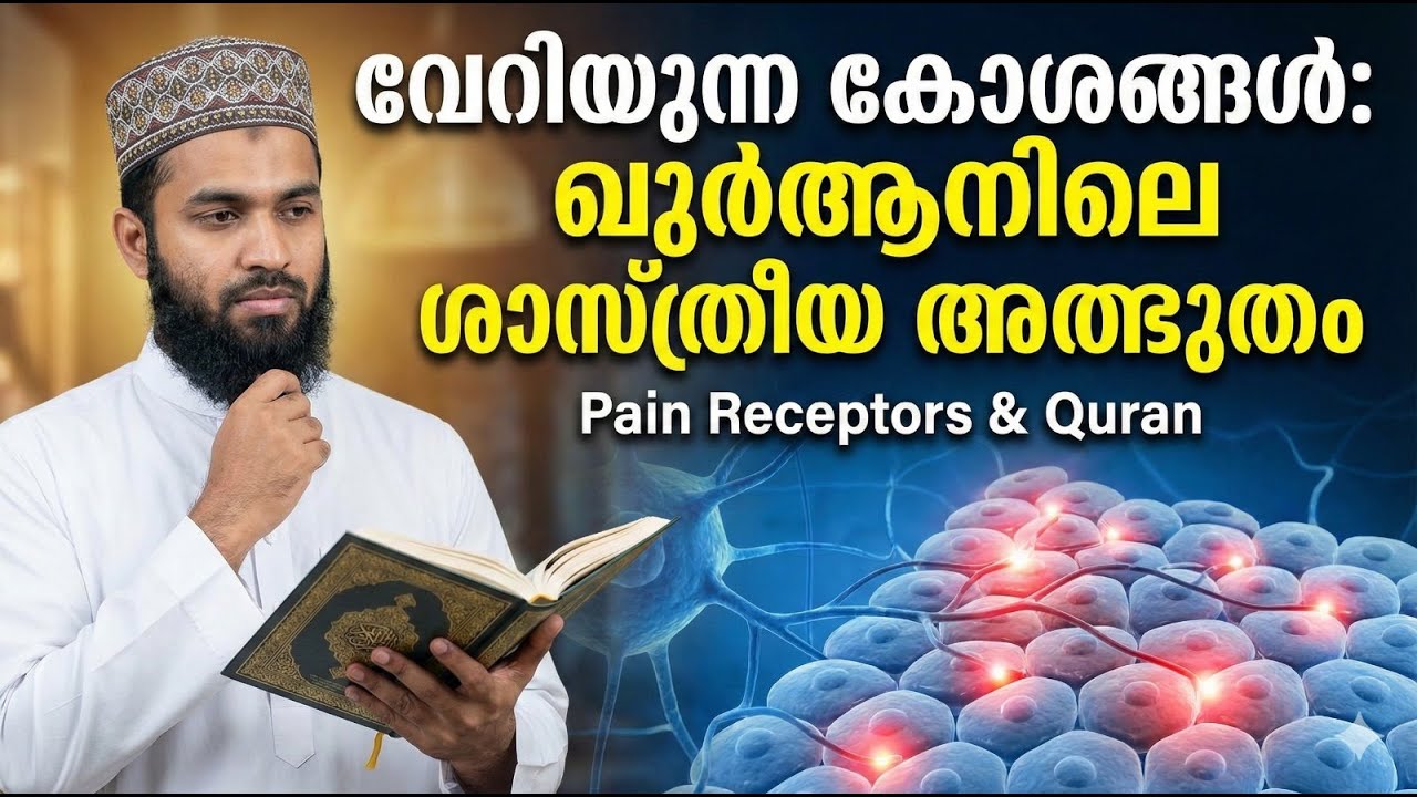 വേദന അറിയുന്ന കോശങ്ങൾ ഖുർആനിലെ ശാസ്ത്രീയ അത്ഭുതം  Pain Receptors & Quran