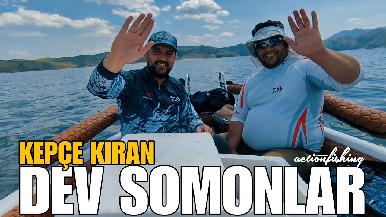 Somonlar Kepçelerimizi Kırdı! / Keban Barajı Somon Avı #somonavı #salmonfish