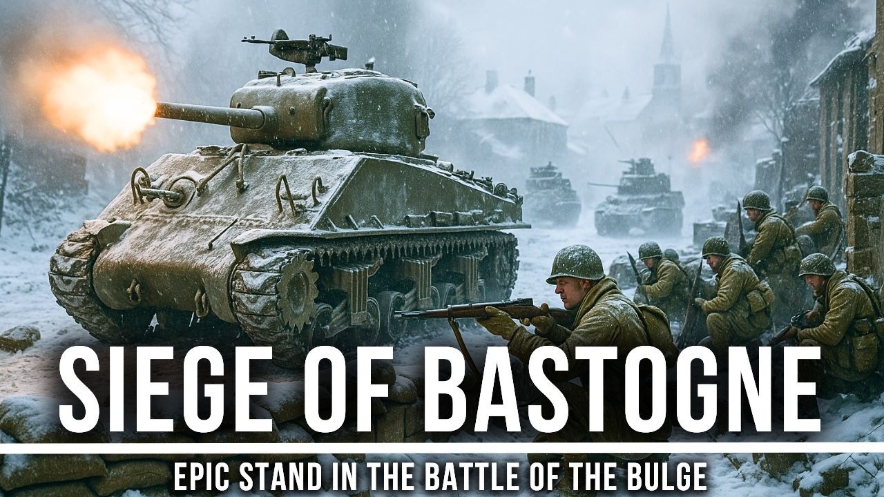 Fall Asleep To | The ENTIRE Siege of Bastogne – Epic Stand in Battle of the Bulge | WW2 Documentary