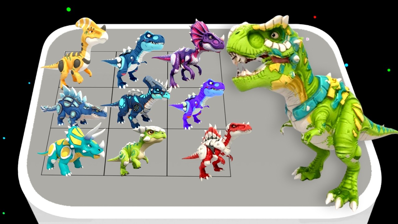 Новинка! Dinosaur Merge Master Battle - Dino Run Evolution 3D, новая игра про слияние динозавров.