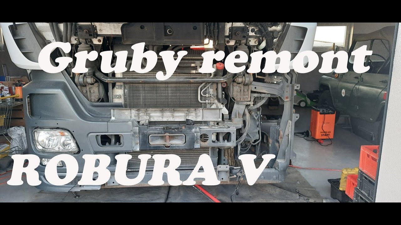 Gruby Remont Robura cz. V 🚛 Naprawa przodu po kolizji I ACTROS MP3 I  oględziny co do naprawy I